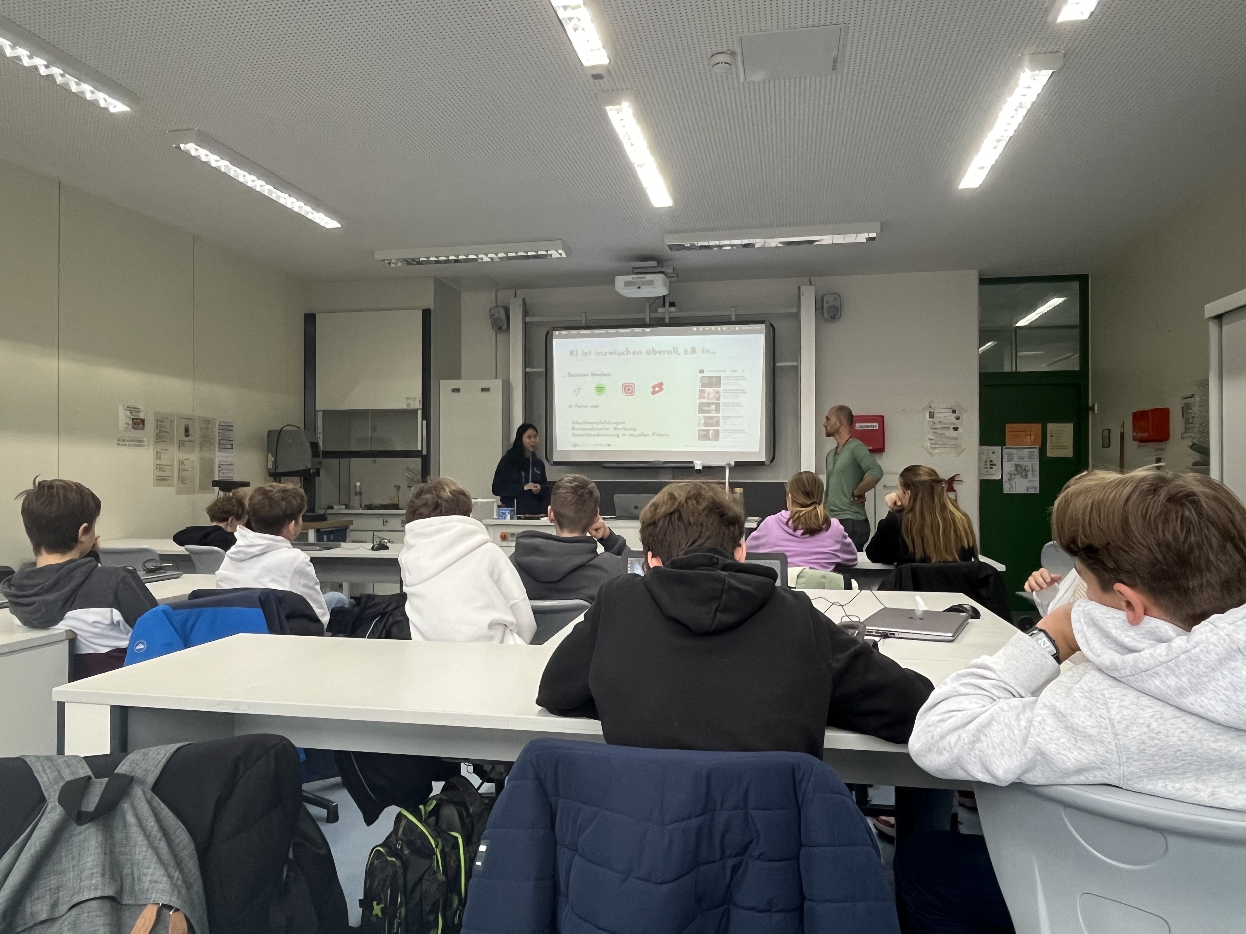 Image of a course I gave with KI macht Schule